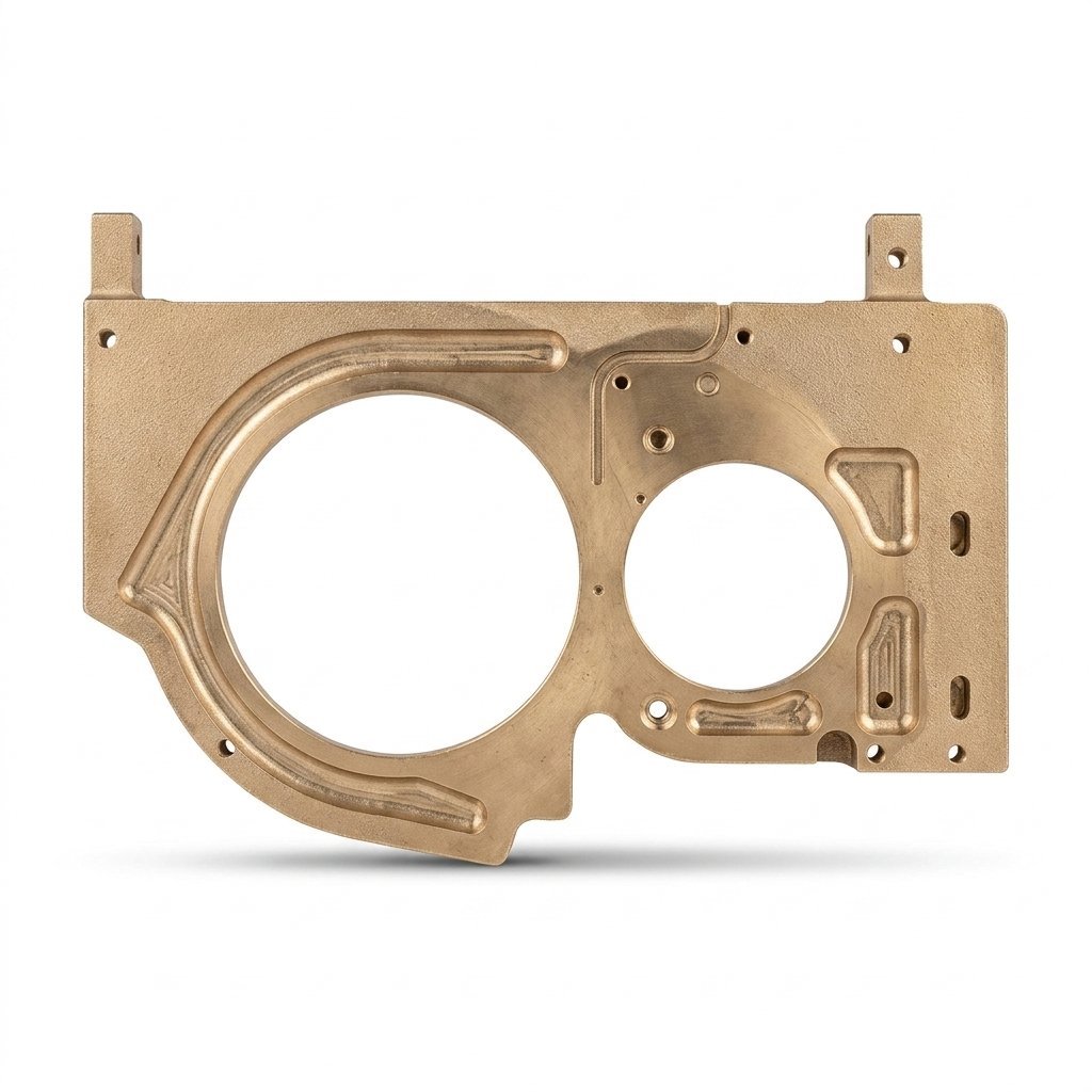 Brass bracket for striping machine